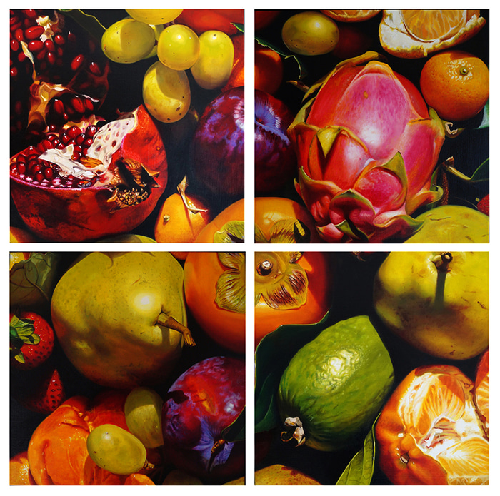 Curvaceous Quartet (Quadriptych) by Anne-Marie Zanetti | Lethbridge Gallery